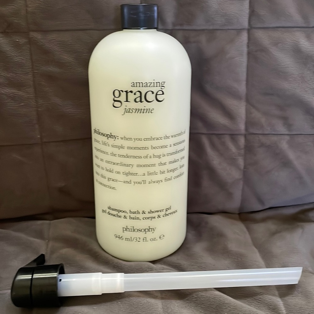 NEW Philosophy Amazing Grace Jasmine 32 oz shampoo, bath & shower gel